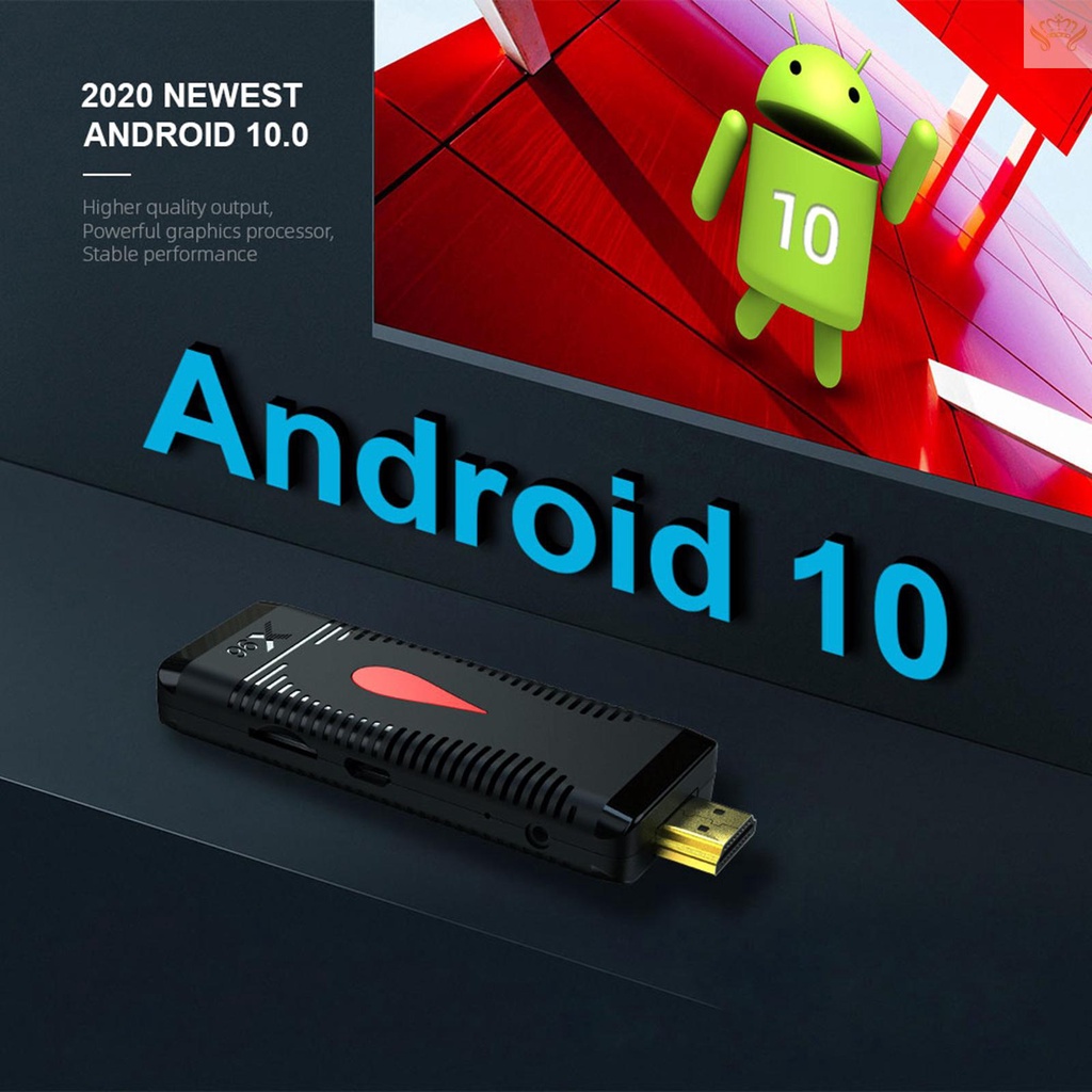 Tv Box X96 S400 Android 10.0 Allwinner H313 Quad Core 1gb 8gb 4k 60fps H.265 2.4g / 5g X96S400 Và Phụ Kiện