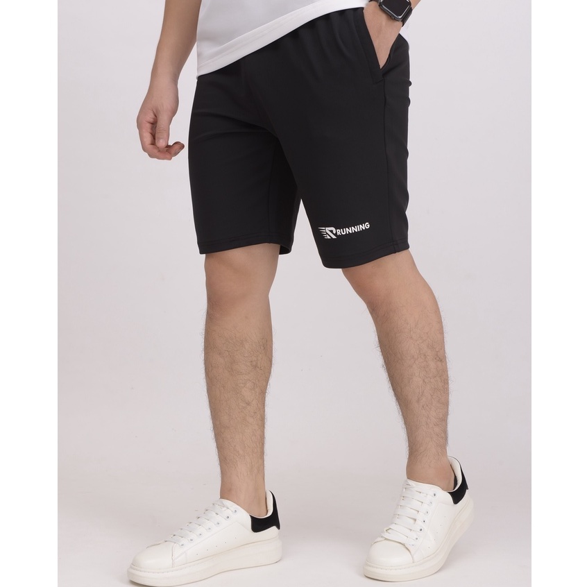 Set quần đùi áo thể thao Running, áo thun trơn tập gym Running body + quần đùi thể thao Running Loại 1- L2RUN