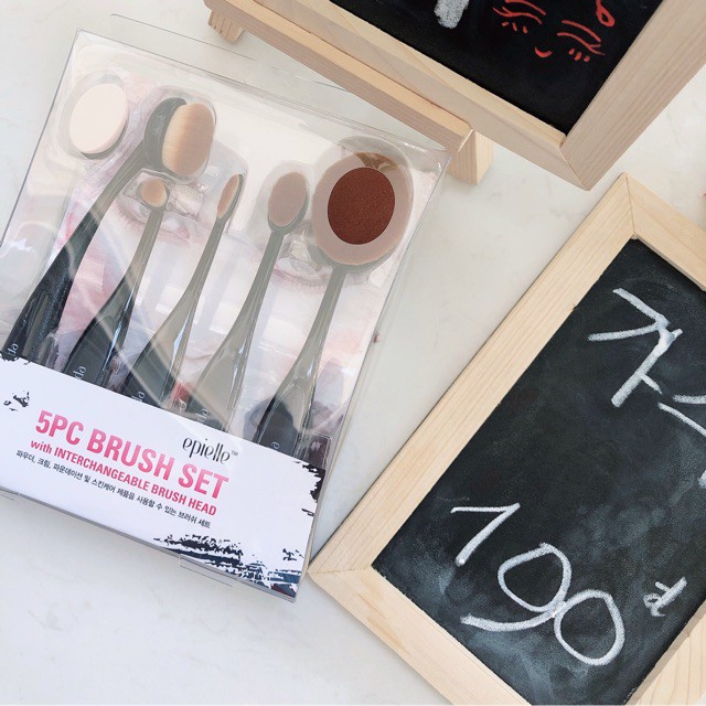 Set Cọ Oval Epielle 5pc Brush Set