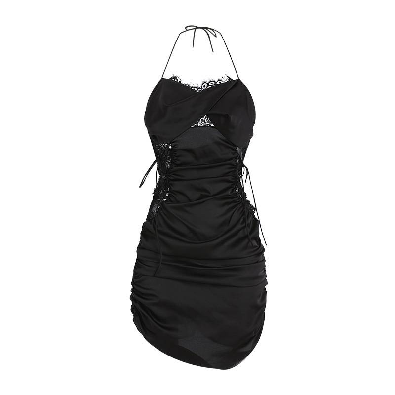 Bộ đồ ngủ hai dây phối ren quyến rũ cho nữ 2022 X