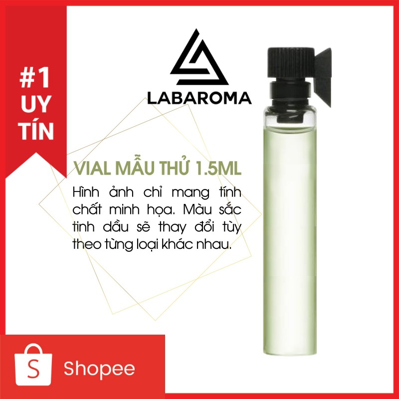 Tinh dầu nước hoa nam nữ (unisex) vial mẫu thử 1.5ml thơm lâu hương quyến rũ, làm dầu thơm, xông phòng, treo tủ quần áo | BigBuy360 - bigbuy360.vn