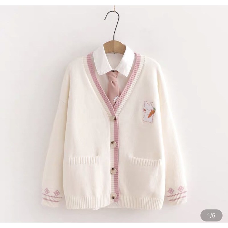 áo khoác len thỏ ulzzang