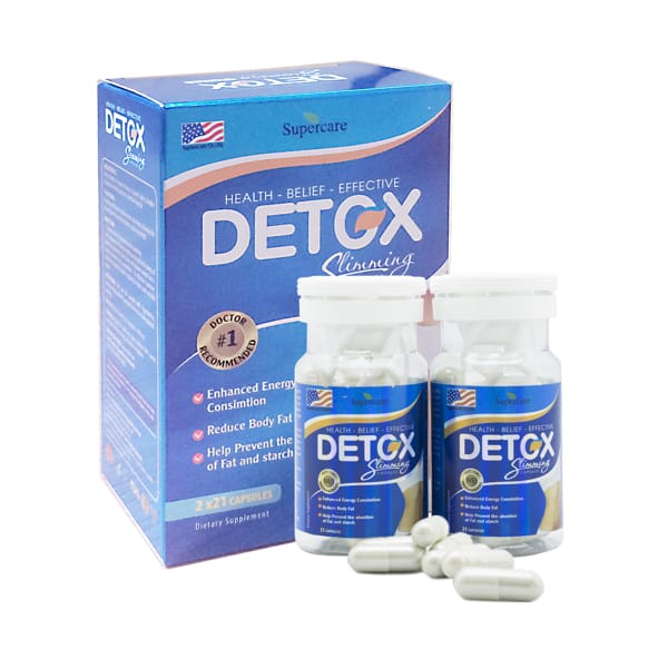 Viên Uống Giảm Cân Detox Slim Giúp Giảm Cân &amp; Detox Cơ Thể
