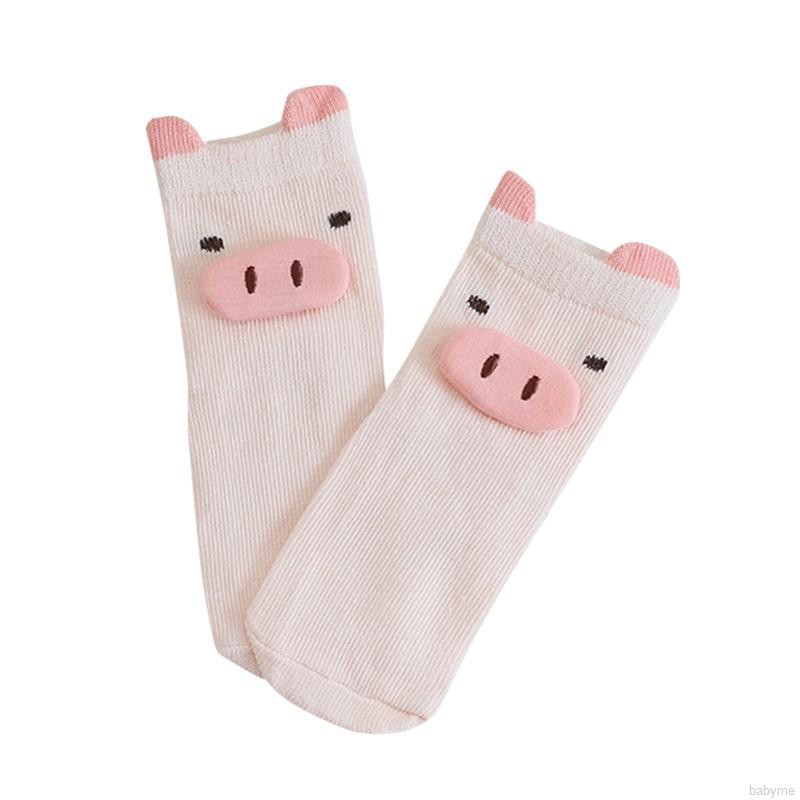Vớ cotton cao cổ in họa tiết con heo xinh xắn dành cho các bé
