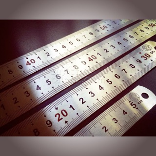Thước thép không gỉ 50cm