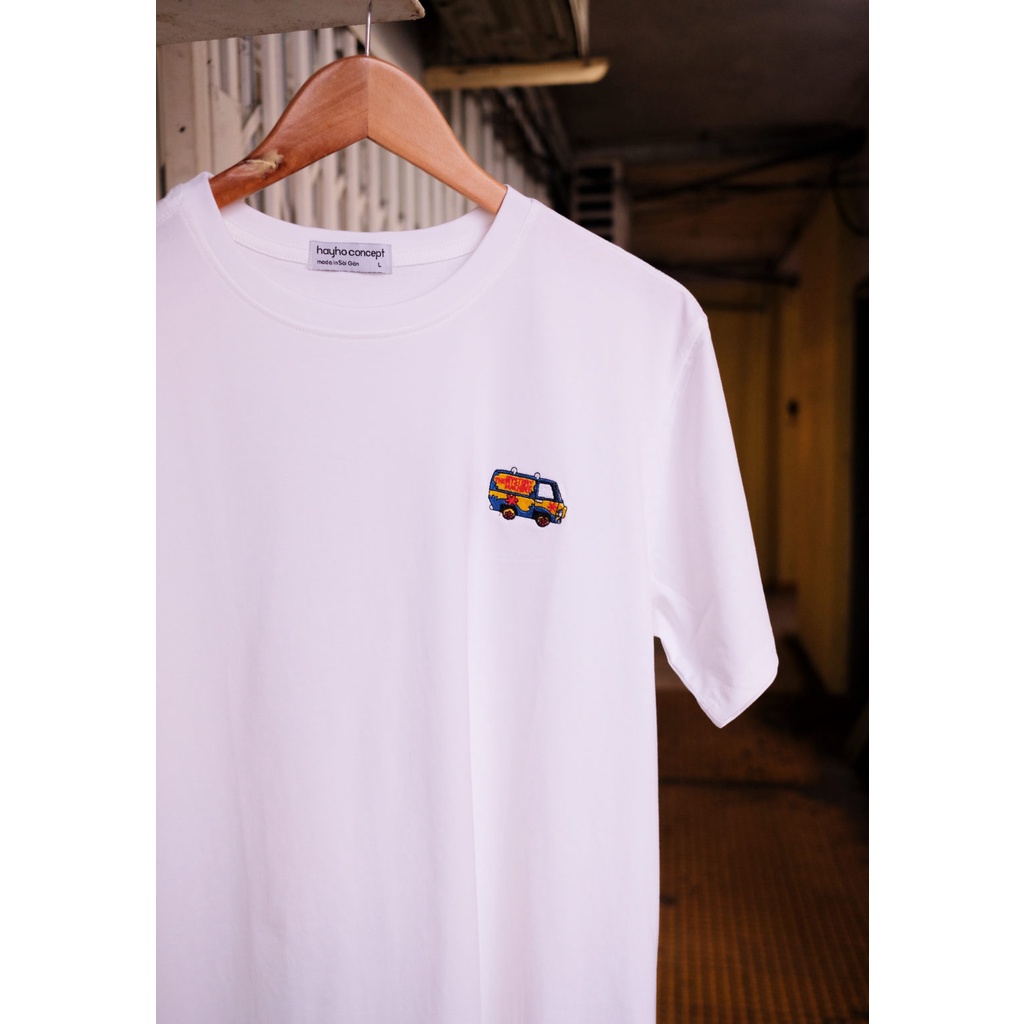 Áo thun unisex Mystery Machine - 100% cotton - Chính hãng Hayho Concept