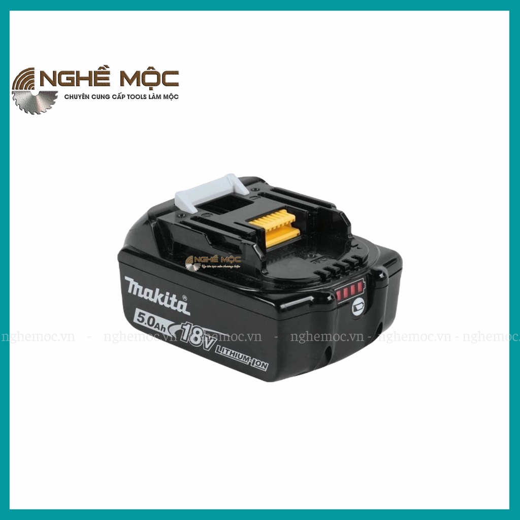 Pin Makita chính hãng pin 5Ah BL1850B - 18V chính hãng 5A - Nghề Mộc
