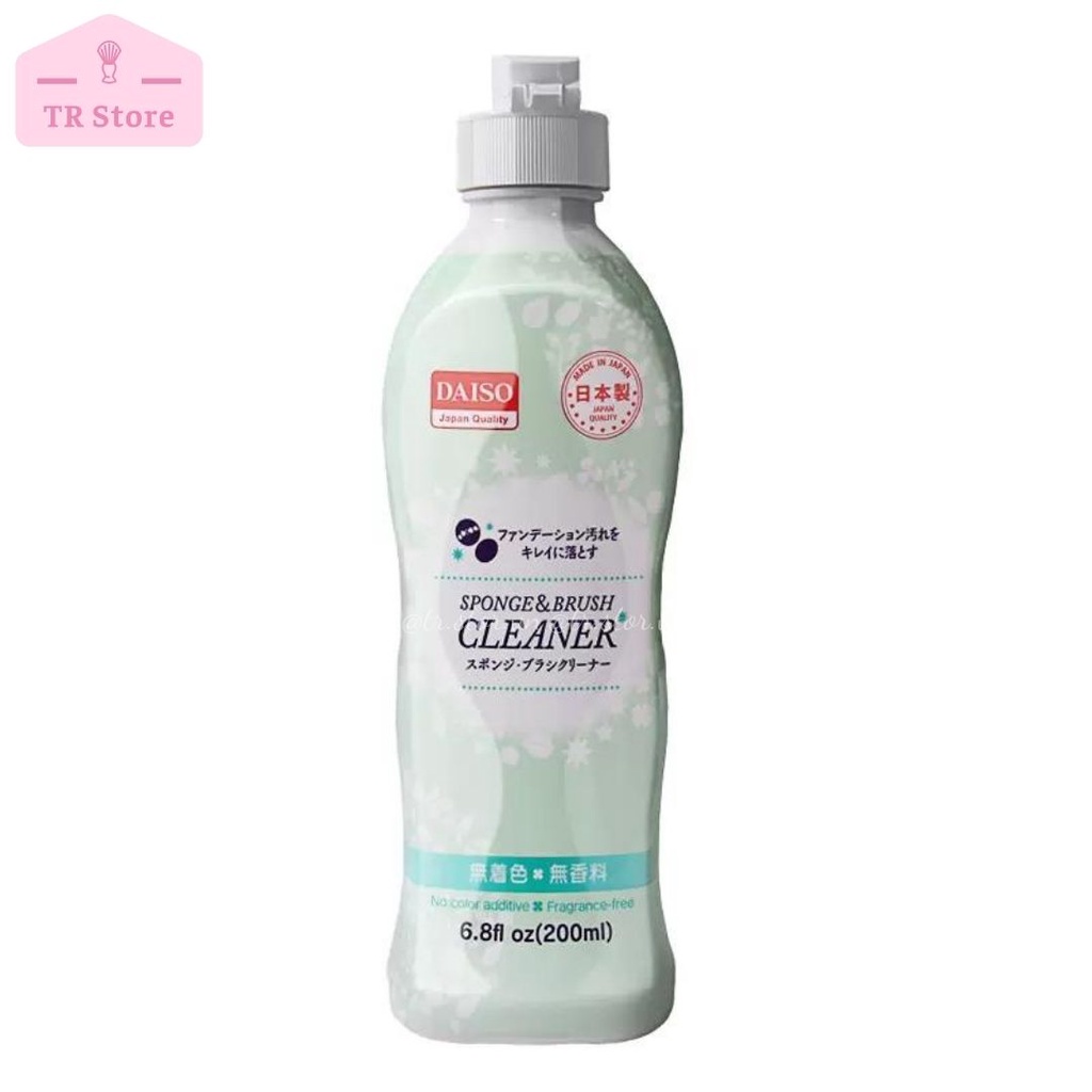 Nước rửa cọ mút trang điểm Daiso 80ml 150ml 200ml