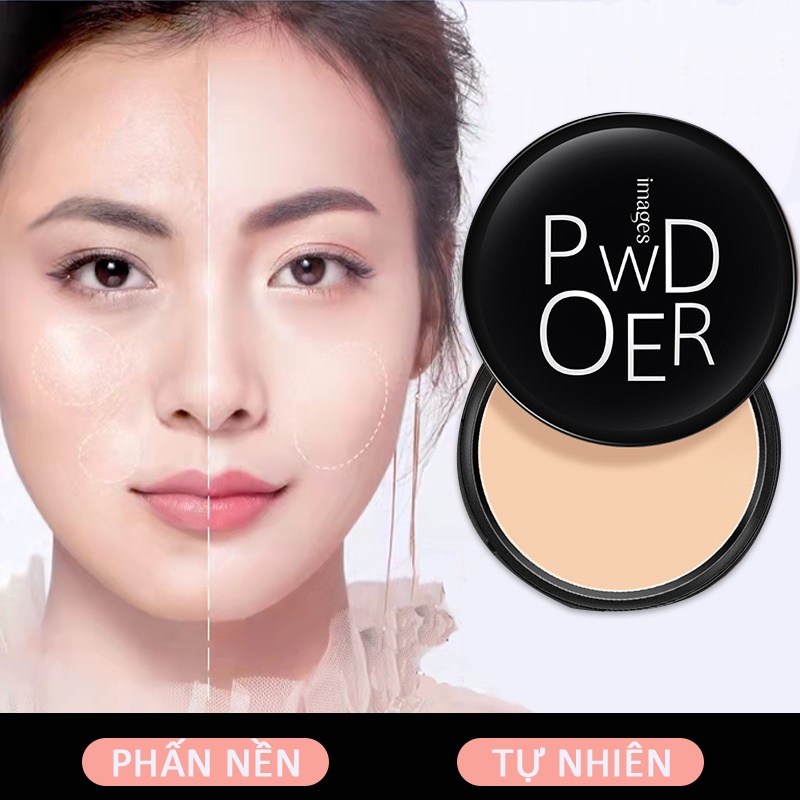 Phấn phủ Images mềm mịn lâu trôi phấn phụ bột mịn,phấn nền kèm dầu ,Tông nhẹ dàng tự nhiên-XXM69831-1
