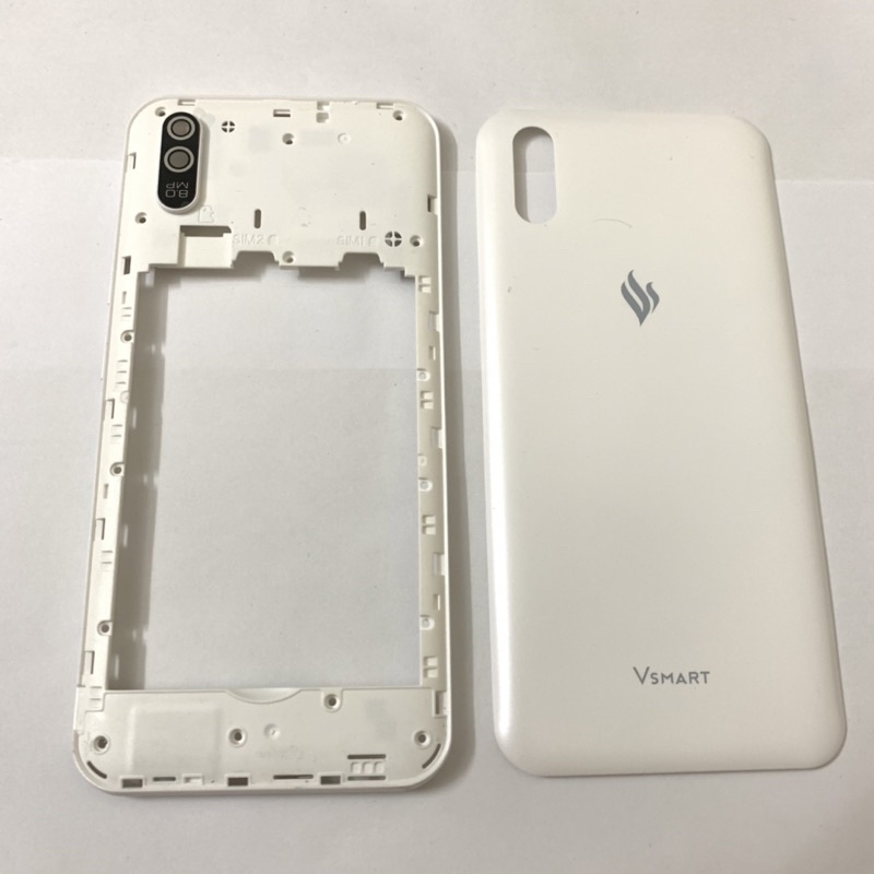 Bộ vỏ Vsmart Bee 3 zin hãng gồm benzen liền kính cam và vỏ lưng
