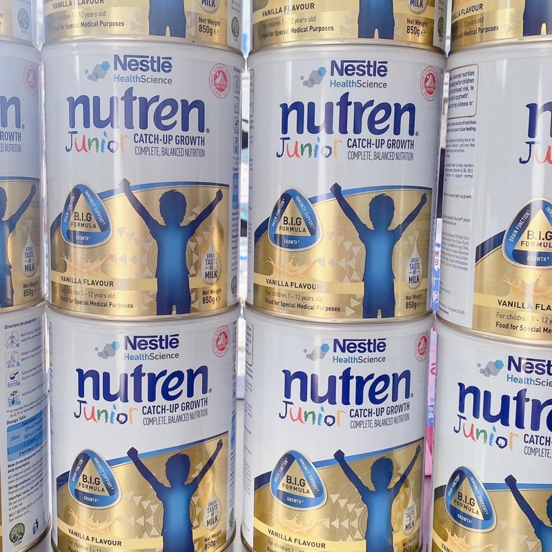 Sữa Nutren Junior 800g đi air dành cho trẻ suy dinh dưỡng date 2/2023