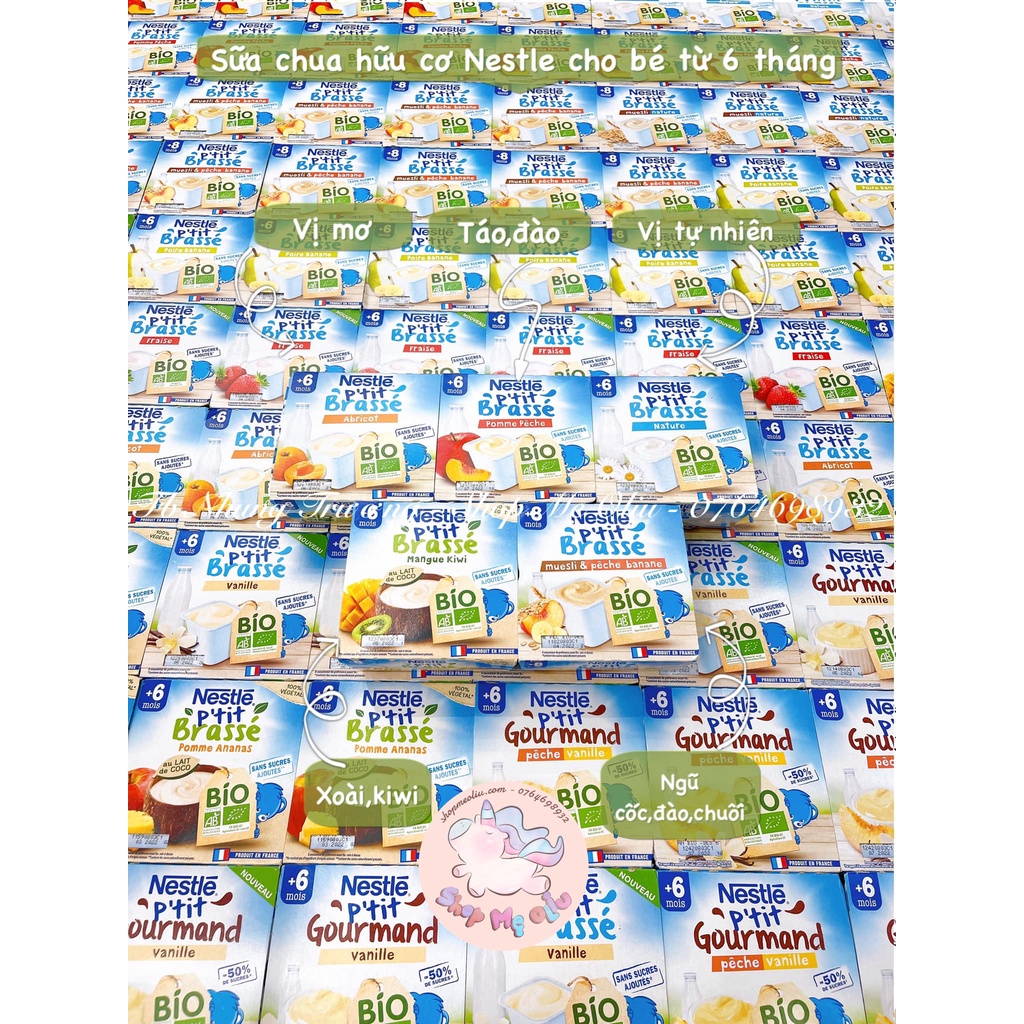 Sale date 10/22 Sữa chua Hữu cơ Bio Nestle