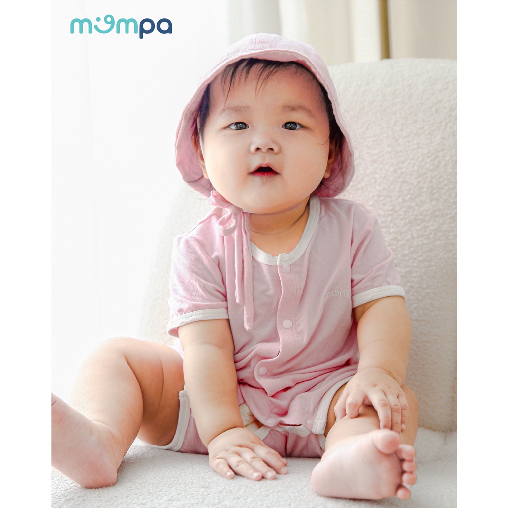 Body cộc cho Bé Trai Bé Gái Mompa chất Modal thoáng mát mềm mịn cho bé