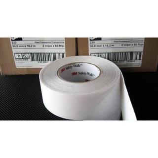 Băng keo chống trượt 3M màu trong 220 ( 5 cm x 3m)  cho nhà tắm, khu đi chân trần và dán đế giày khi đi trời mưa