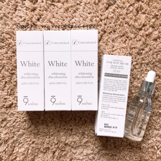 [Duty Free] Serum Dưỡng Trắng 9Wishes White 25ml (mẫu mới)