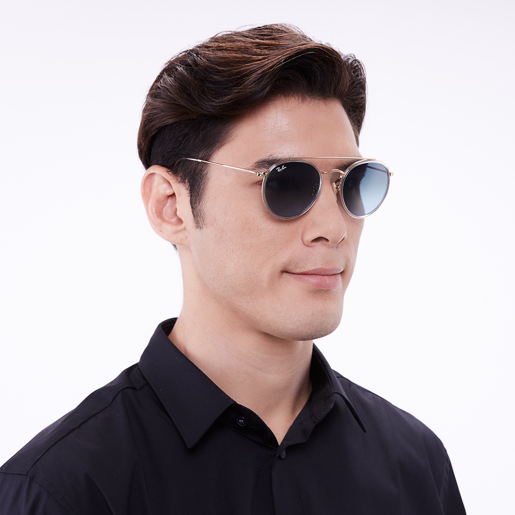 Mắt Kính RAY-BAN ROUND DOUBLE BRIDGE - RB3647N 91233M - Kính mát