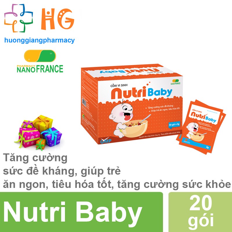 Nutri Baby - Tăng cường sức đề kháng, giúp trẻ ăn ngon, tiêu hóa tốt, tăng cường sức khỏe