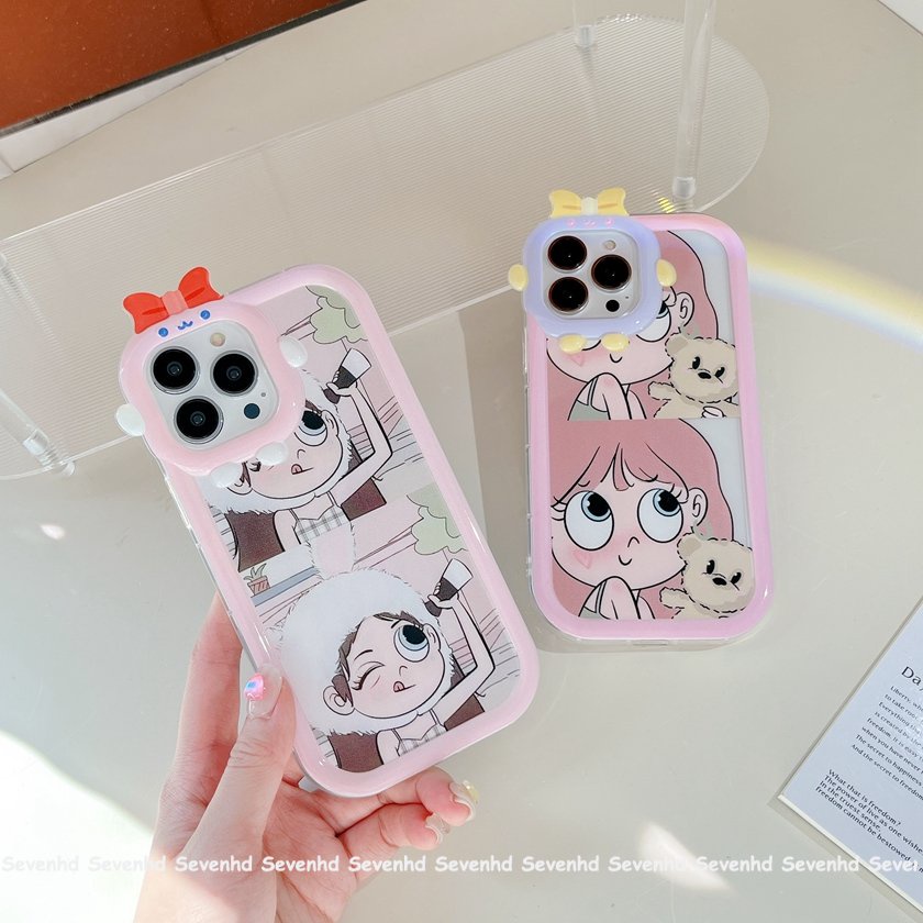 Ốp Điện Thoại Mềm Họa Tiết Quái Vật Hoạt Hình Cho iPhone 14 13 12 11 Pro Max Xs Max Xr X 7 8 6 6s Plus