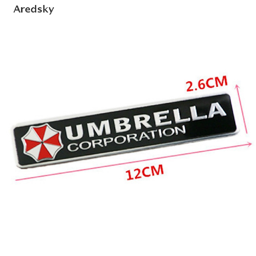 Sticker Hợp Kim Nhôm Hình Cây Dù 3D Trang Trí Nhà Cửa