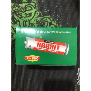 Pin Con Thỏ AA Đồng Hồ (Hộp 40 Viên)