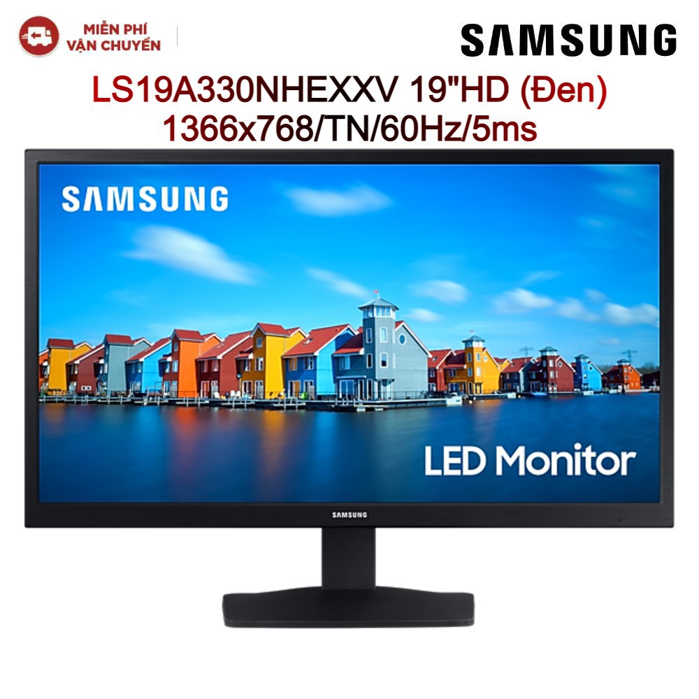 Màn Hình LCD SAMSUNG LS19A330NHEXXV 19&quot;HD Đen 1366x768/TN/60Hz/5ms