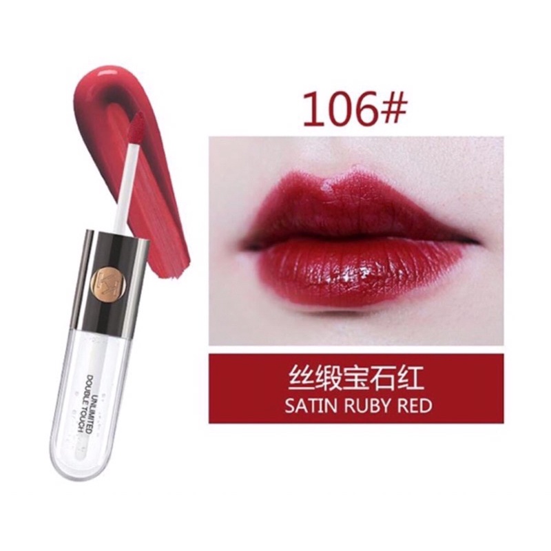 SON KIKO UNLIMITED DOUBLE Touch 2 đầu siêu xinh