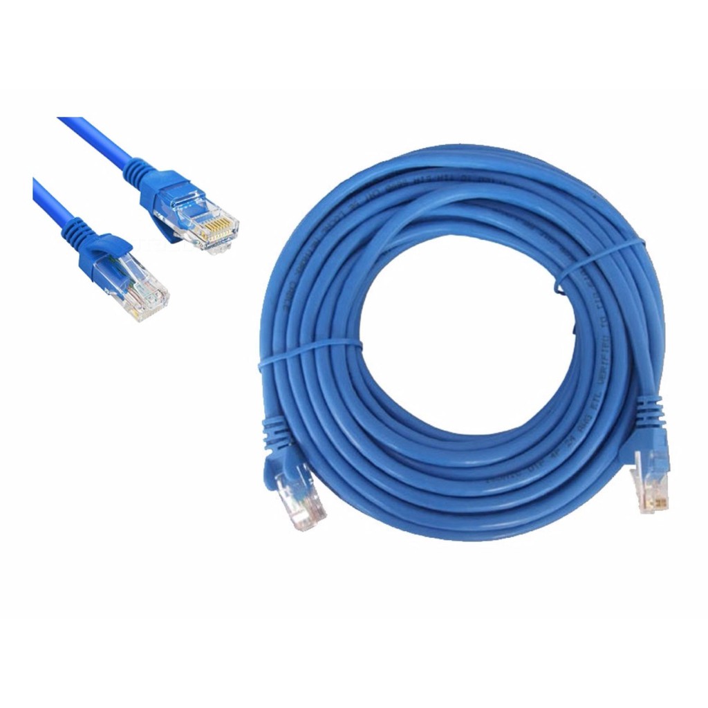 Dây mạng cáp lan đúc sẵn 2 đầu RJ45 dài 10m 20m 30m 40m 50m