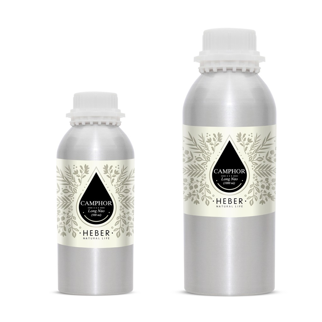 (Chai Lớn 500ml/1000ml)Tinh Dầu Long Não - Camphor Heber Natural Life, Cao Cấp Nhập Khẩu, Thiên Nhiên Nguyên Chất