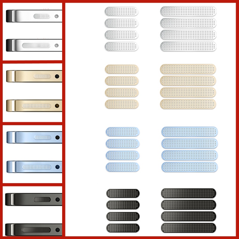 3C】Bộ 8 miếng dán chống bụi cho loa iPhone 13 12 11 Pro