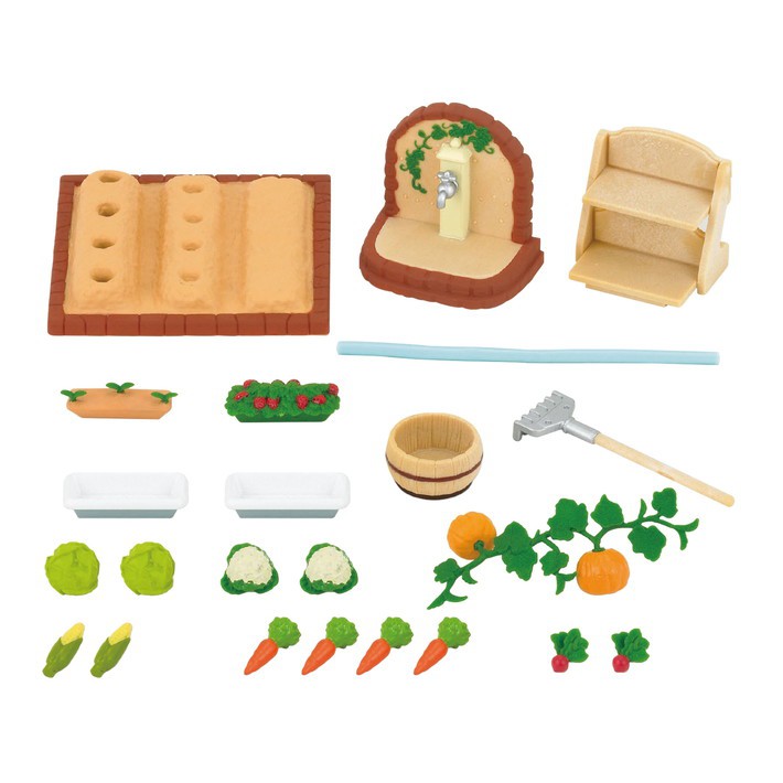 Sylvanian Families Vườn Rau và Bộ Dụng Cụ Làm Vườn Vegetable Garden Set