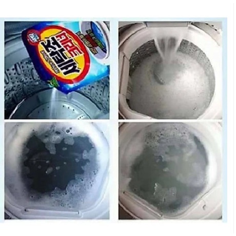 Gói bột tẩy vệ sinh lồng máy giặt 450g