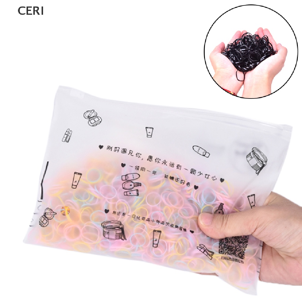 Set 2500 Dây Chun Buộc Tóc Trong Suốt Cho Bé