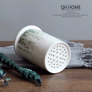 Bộ cốc sứ đánh răng hình lá(có sẵn)