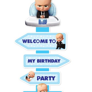 Cây welcome có sẵn chủ đề Baby Boss