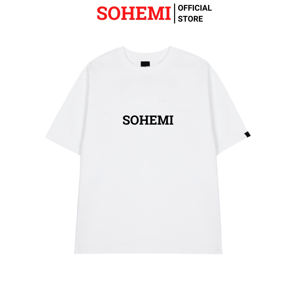 Áo Thun Tay Lỡ Form Rộng SOHEMI họa tiết GẤU LƯỚT VÁN vải cotton 100% 4 chiều cao cấp