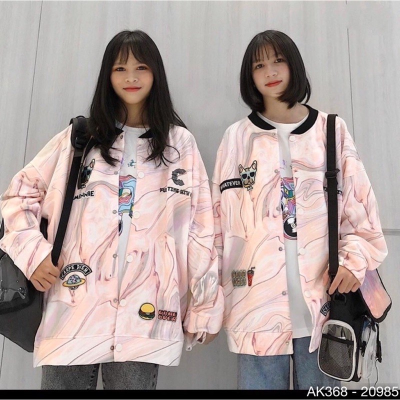 Áo Khoác Cardigan Nỉ Loang Màu Hàng QC Cao Cấp Cardigan Nữ Nam Nỉ Ngoại 3D LOANG LOGO - AK3368 | BigBuy360 - bigbuy360.vn