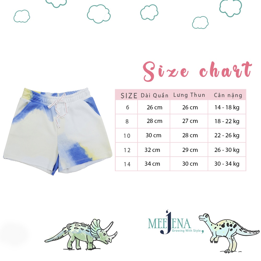 Quần Bé Gái LOANG màu từ 18 - 34 kg - Vải Chân Cua - MEEJENA - 2152