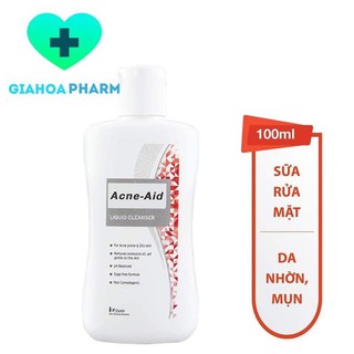 Sữa rửa mặt dành cho da nhờn, da mụn Acne Aid Liquid Cleanser 100ml
