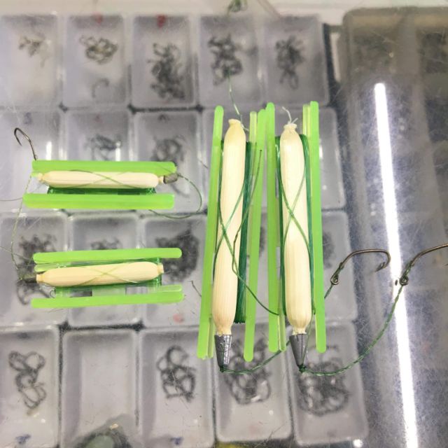 Bộ phao, chì, lưỡi, cước câu cá rô, cá nhỏ, cá lớn