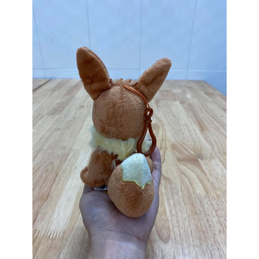 Gấu bông eevee size móc khóa