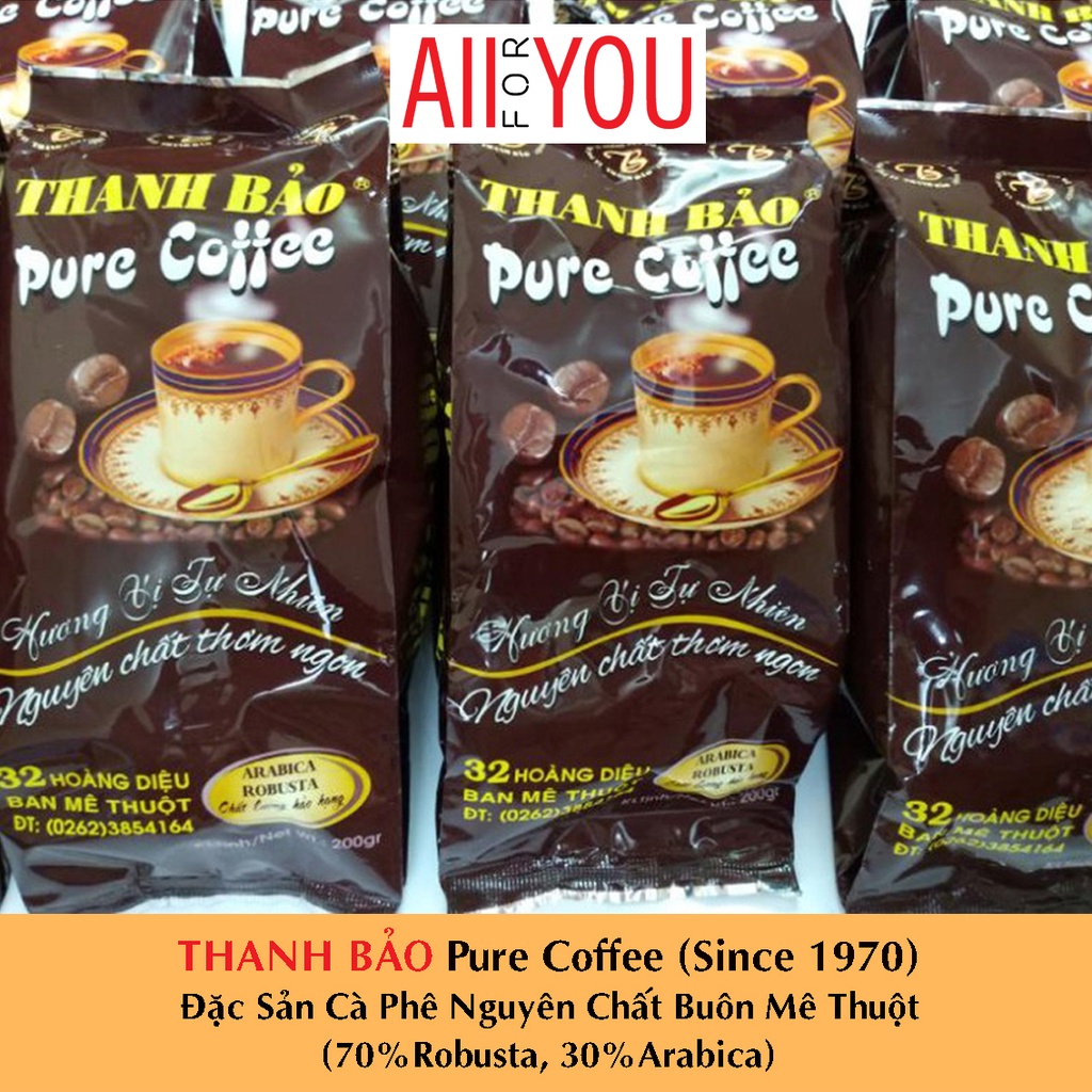 [ĐẶC SẢN BUÔN MÊ THUỘT] Cà Phê Phin THANH BẢO 500GR - Pure Coffee (Since1970)