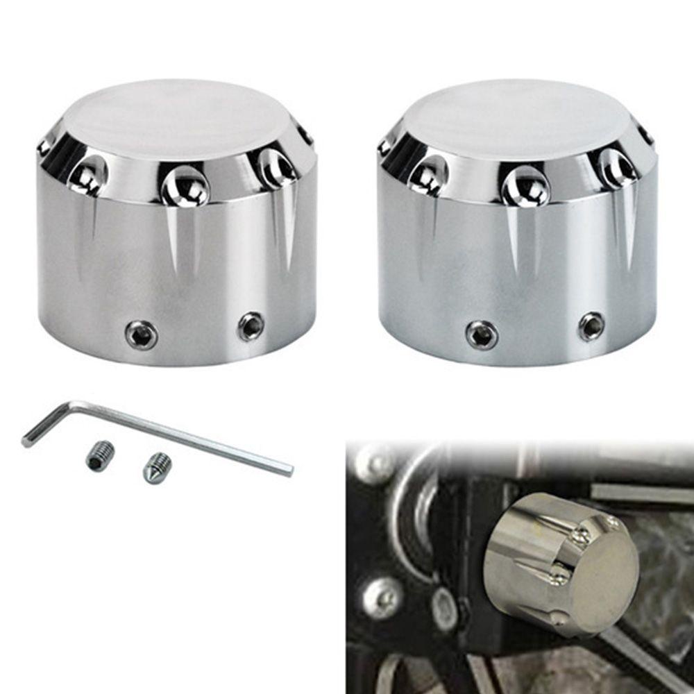 1 Cặp Đai Ốc Trục Trước Khung Nhôm Bảo Vệ Xe Máy Chống Rơi Vỡ