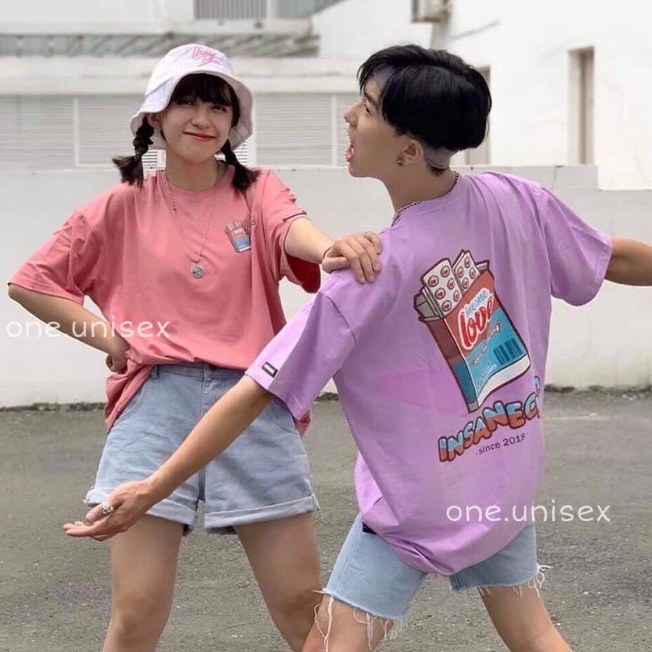 Áo phông tay lỡ nam nữ form rộng freesize nhiều màu chất cotton thoáng mát - Mã A570-PANOSI