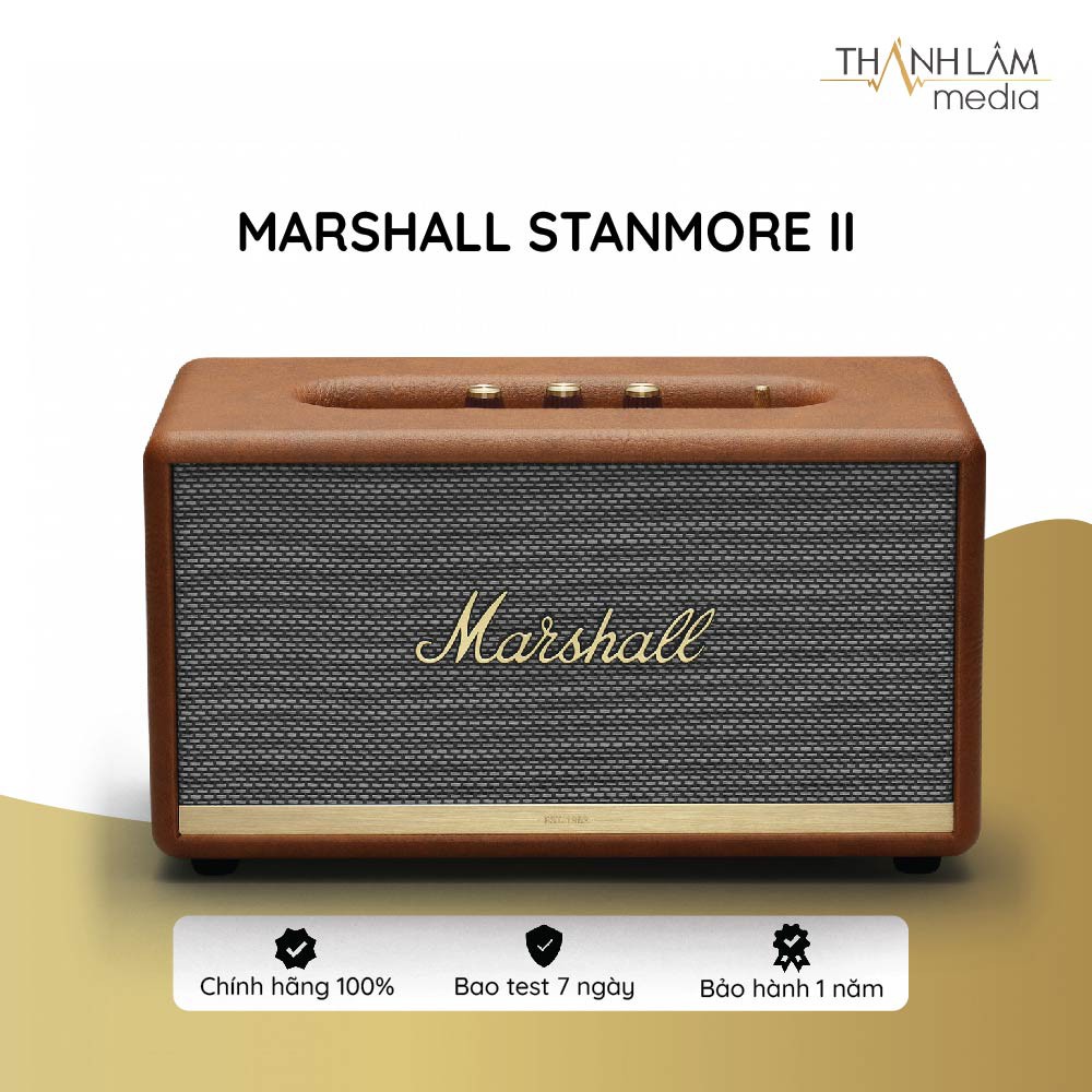 Loa chơi nhạc phòng khách Marshall Stanmore 2 chính hãng - bao test 7 ngày, bảo hành 12 tháng