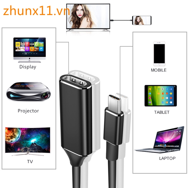 USB Type C to HDMI Adapter USB 3.1  to HDMI Adapter Male to Female Converter for MacBook2016/Huawei