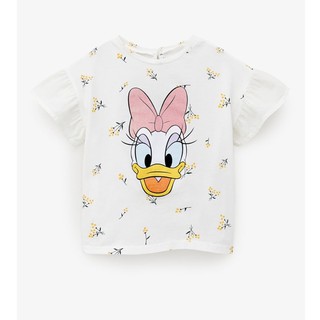 Áo phông Zara Vịt Donald cho bé gái 1-5 tuổi