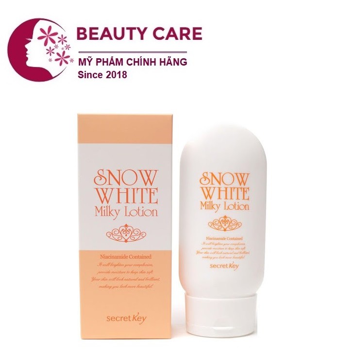 Sữa dưỡng trắng da Secret Key Snow White Milky Lotion 120g