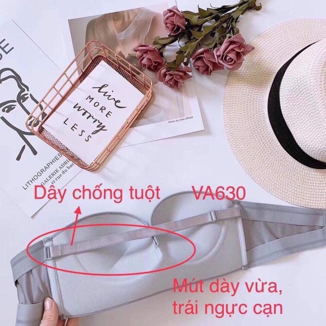 [SỈ] Áo lót cup ngực không dây chống tụt mặc áo hở vai M336 (Video+Ảnh thật kokoshop39)