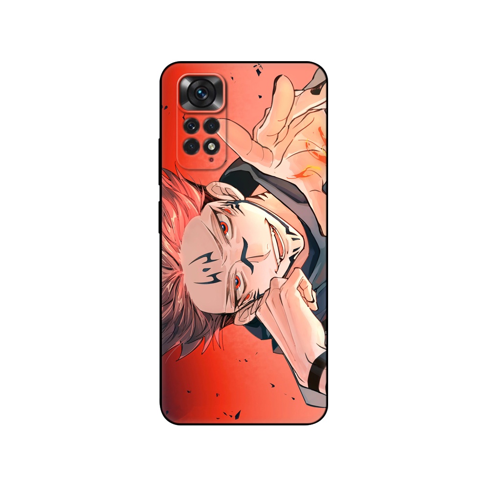 Ốp Điện Thoại Tpu Dẻo Màu Đen In Hình anime jujutsu kaisen Cho Xiaomi Redmi Note 11 Pro PLUS + 11S 5G 4G