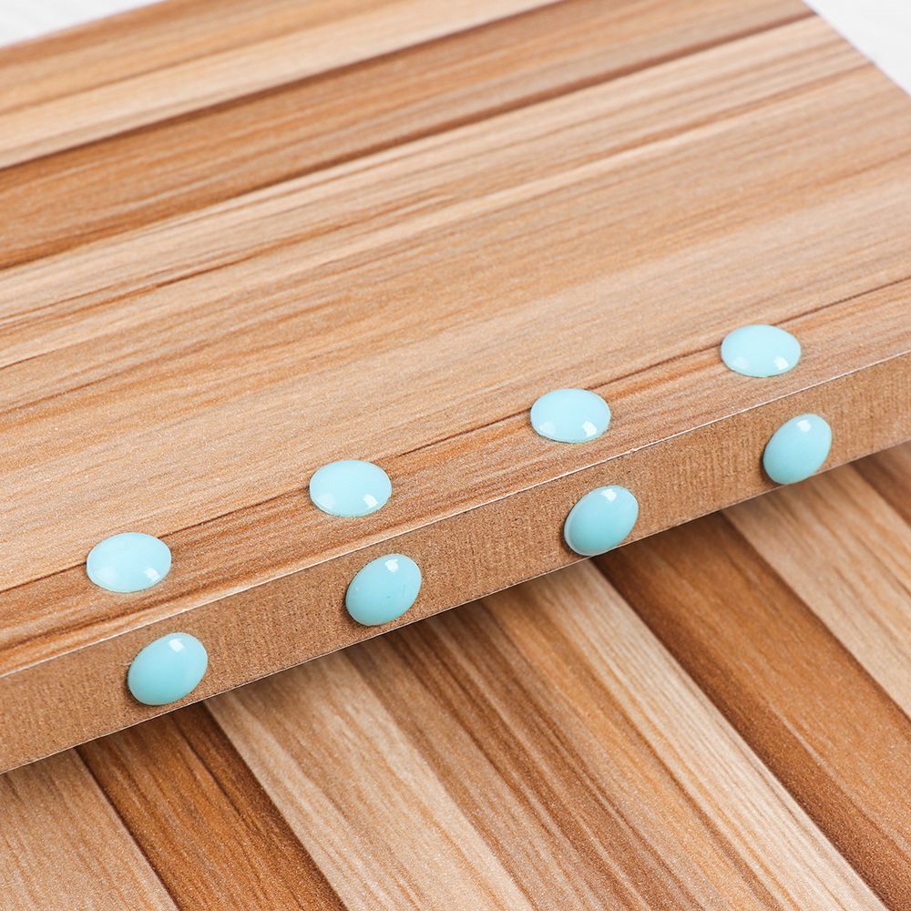 Bộ 100 cái nhãn dán cao su silicone đệm chống trượt chặn cửa hút sốc nhiều màu cho tủ đồ/cửa nhà